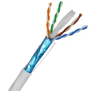 Máy ảnh cáp Ethernet Cat5 CAT6 UTP RJ45 CAT7 305m 100m 20 M 24AWG ngoài trời S/FTP bọc thép Mạng LAN Cáp