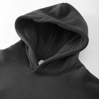 Sweat à capuche décontracté surdimensionné de haute qualité doublé en polaire, unisexe, en coton et polyester, avec impression et broderie personnalisées, logo personnalisé