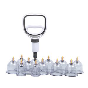 أطقم أكواب علاجية للحصول على الحيض مع مضخة أطقم احترافية لعلاج الحيض بالإبرة باللغة الصينية حجاما للحصول على الحيض مكونة من 12 قطعة - Product Image 1