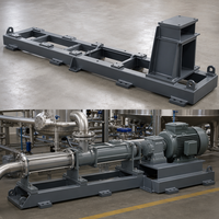 Base de pompe submersible OEM personnalisée |   Structure en acier soudé de précision pour station de pompage de fluides