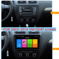 Autoradio Android 13 GPS WiFi Navi 10 pouces pour VW GOLF MK5 MK6 avec Carplay