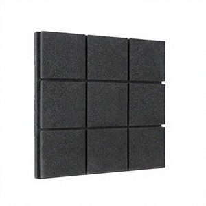 Panel de Espuma Acústica Autoadhesiva de 9 Rejillas, Ignífuga, 50x50cm, NRC 1.0, Moderna Espuma de Reducción de Ruido para Podcast, Sala de Transmisión, KTV - Product Image 4