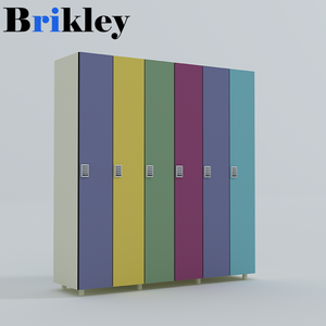 خزانة ملابس مدمجة مقاومة للماء من HPL مع قفل إلكتروني للصالات الرياضية - Product Image 6