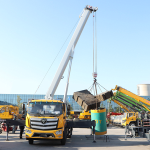 25 tấn cần cẩu thủy lực bùng nổ cần cẩu xe Tải Cần Cẩu Knuckle Telescopic Boom xe tải gấp cánh tay với điều khiển từ xa Hot Bán tại Trung Quốc - Product Image 2