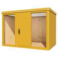 Maisons préfabriquées modernes, mini-maisons préfabriquées en forme de cube, conteneurs de camping, capsules de camping, cabanes de vacances