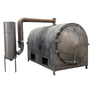Carbonización para troncos de madera dura, briquetas hechas a máquina, salida de carbón vegetal, horno de carbonización Horizontal de árboles frutales - Product Image 1