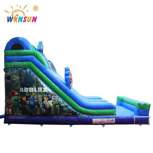 WINSUN Inflatable Blue <b>Slide</b> Inflatable Park PVC Inflatable <b>Slide</b> - Product Image 5
