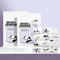 Ensemble de literie jetable quatre pièces emballé individuellement, propre et stérile, facile à transporter pour les amateurs de voyage et les pauses sur le terrain