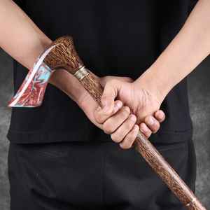 Canne de marche en bois durable avec décoration en résine, idéale pour les seniors, les collectionneurs et les passionnés de marche - Product Image 5