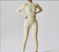 TOPKO Combinaison de yoga à manches longues et fermeture éclair pour femmes de haute qualité ODM OEM Combinaison de musculation à haute intensité