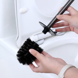 Escobilla de Baño de Acero Inoxidable 304 Montada en la Pared, Color Dorado, Negro y Plateado, Anticorrosión, Cerrada, Impermeable y Antiolores - Product Image 3