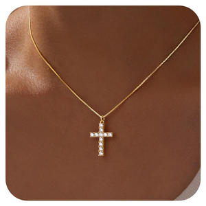 B1-283 hongtong มาใหม่สแตนเลสเงางามเพทายมินิมอลเครื่องประดับแฟชั่นอินเทรนด์ขายส่งจี้สร้อยคอ - Product Image 6