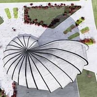 Tente en forme de coquille d'escargot et tente de soleil à prix d'usine pour les centres de glamping