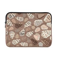Sac portable pour ordinateur portable, housse de transport antichoc, mallette fine, sac à main, sacoche pour ordinateur portable motif coquille hawaïenne hébraïque