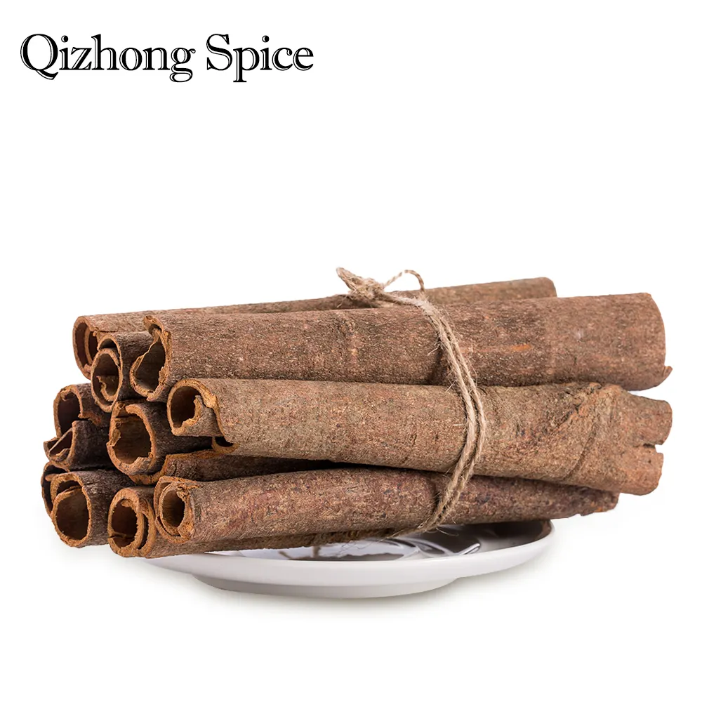 Qizhongスパイス高品質オーガニックドライカッシア樹皮ダーチンスパイス & ハーブシナモンスライスシナモン