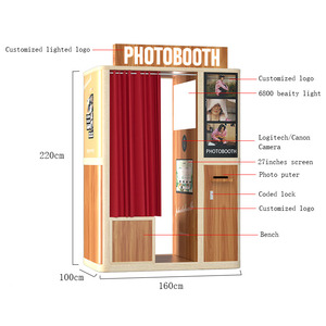 Tùy chỉnh Vintage Photo Booth máy với độ nét cao (HD) máy ảnh và máy in - Product Image 2