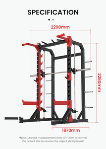 Máquina Smith de Venta Directa de Fábrica con MOQ Bajo, Equipo de Fitness Comercial, Estructura de Acero Resistente, Entrenamiento de Cuerpo Completo, Venta al por Mayor OEM - Product Image 6
