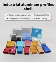 Boîtier d'amplificateur en aluminium extrudé anodisé, boîtier de projet en aluminium extrudé, boîtier électronique en aluminium, boîtier d'amplificateur en aluminium