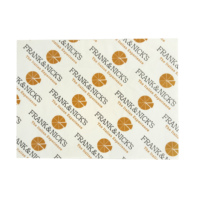 Wholesale Custom Printed Logo Food Safe Grade Oil-Proof Burger Paperboard Custom Size Options for Sandwich Bread & Cake