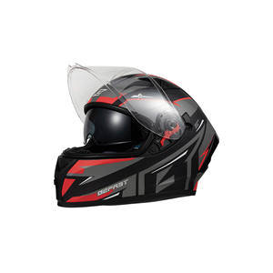 Casco integral Befast con visera doble Befast Dinamic Red Graphics XL - Product Image 4