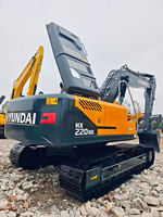 Excavadora Hyundai HD225 de Segunda Mano Confiable con Motor Cummins, Excavadora de Orugas Reacondicionada de Alta Calidad en Venta