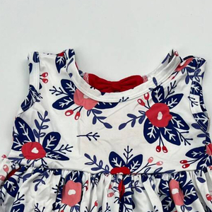 Qingli OEM Ready Made vestito da bambina <span class=keywords><strong>di</strong></span> 2 <span class=keywords><strong>anni</strong></span> vestito con fiocco posteriore a buon mercato senza maniche abiti per le ragazze <span class=keywords><strong>di</strong></span> 5 <span class=keywords><strong>anni</strong></span> - Product Image 6