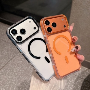 เคสโทรศัพท์ใส TPU PC รองรับการชาร์จไร้สาย สำหรับ iPhone 17 Pro Max กันกระแทก, เคสสำหรับ iPhone 17 Pro ระดับพรีเมียมหรูหรา - Product Image 1