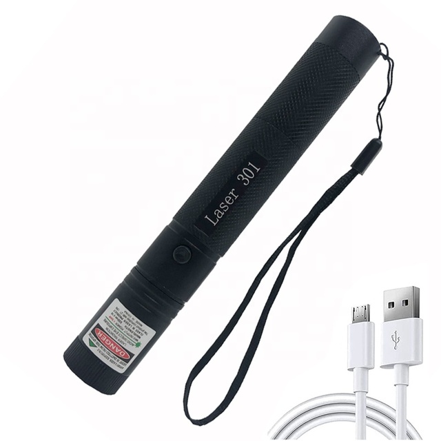 301 Laser Rechargeable 532nm Green Laser Pointer Hikting High Power Lazer Light Green Red Blue Violet Laser Pointer 301
