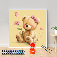 Kits de peinture par numéros DIY personnalisables, ensemble de peinture à l'huile non personnalisé pour adultes, enfants et débutants, livraison directe