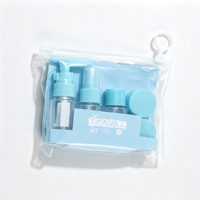 Set Botol Perjalanan Mini Hot Sale, Botol Kosmetik Kosong, Set Perlengkapan Botol Perjalanan untuk Sampo, Cairan, Lotion, Kemasan Perawatan Kulit