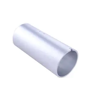 צינור אלומיניום AL6063 מותאם אישית אלומיניום שחול צינור עגול עם 1.5 מ"מ עובי קיר
