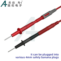 JIALUN Test Probe Tips Test Pin Electrical Connector 4mm Female Banana Socket Brass Abrasion Resistant 10A Rated Multi-meter