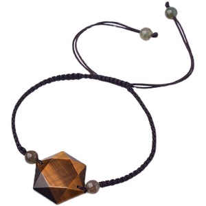 Offre Spéciale bracelet en pierres précieuses naturelles guérisseur pierre hexagone bracelets de quartz clair - Product Image 3