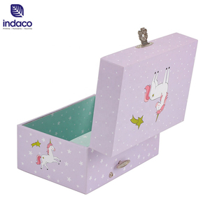 Beautiful Jewelry Box Customized Gift Box Hottest Style Rotating Dancer Music Jewelry <b>Storage</b> Box - Product Image 5