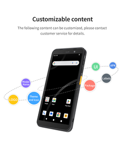 Phiên Bản Mỹ PDA thiết bị đầu cuối 6-inch máy tính Octa-core 2.3GHz Bộ vi xử lý 4 + 64GB lưu trữ CMOS Máy quét mã vạch 13 + 8 megapixel - Product Image 6
