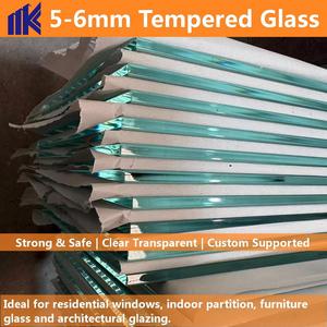 Panneaux de séparation de bureau en verre trempé, panneaux insonorisés, verre trempé transparent <span class=keywords><strong>incassable</strong></span> de sécurité - Product Image 1