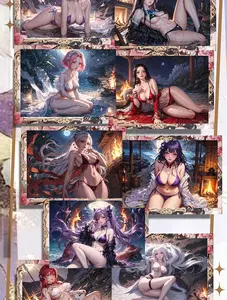 Carte Waifu A5 di <span class=keywords><strong>Goddess</strong></span> Story Matchmaker, Carte da Collezione Sexy di Anime Popolari con Costumi da Bagno, Bikini e Uniformi, Gioco e Regalo - Product Image 3