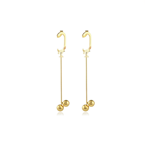 Boucles d'oreilles pendantes tendance E450-260-095G - Product Image 2