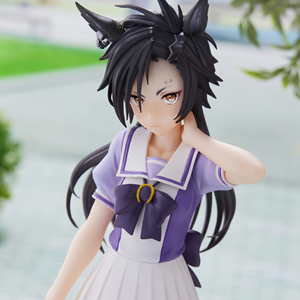 Figura de Anime de PVC y ABS de Katsuragi Ace en Uniforme Escolar de UmaMusume Pretty Derby, con Licencia Oficial, en Empaque Original, Venta al Por Mayor - Product Image 2