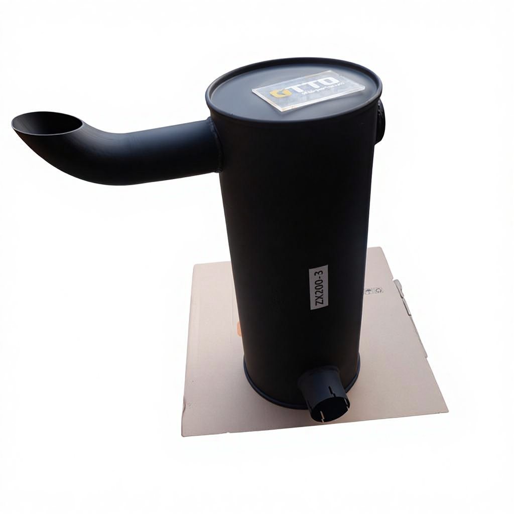 Low Price ZX200 3 Excavator Muffler High-Quality OEM Standard