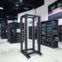 Rack de serveur ouvert 19 pouces 20U-47U, 4 poteaux, cadre ouvert 600*600mm, produit d'occasion