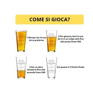 Vaso VAR de 570 ml con Diseño de Balón de Fútbol, Juego de Beber, Regalo Divertido para Aficionados - Product Image 3