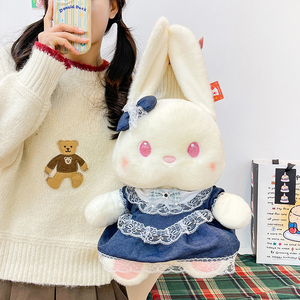 Conejo de Peluche de Orejas Largas - Muñeco de Peluche Kawaii, Juguete de Conejo Suave para Niños y Regalo Infantil - Product Image 6