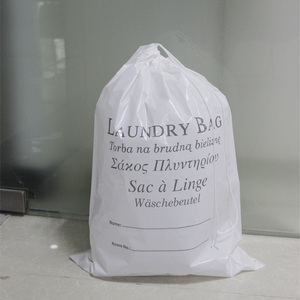 Sacchetto della biancheria usa e getta in plastica a buon mercato all'ingrosso per il lavaggio a secco dell'hotel - Product Image 4