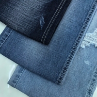 Tissu en coton, lin et denim respirant, doux, naturel, tissé, vente en gros pour pantalons