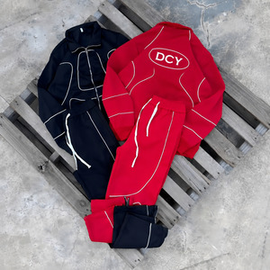 DCY Men's Windbreaker <strong>Tracksuit</strong> Two Piece Set with Jacket Men Custom <strong>Tracksuit</strong> Fall <strong>Tracksuits</strong> <strong>90s</strong> Windbreaker Custom Made - Product Image 4