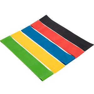 Bandes de résistance élastiques Sadong en TPE, colorées, pour entraînement des fessiers, yoga et exercices de fitness. - Product Image 1