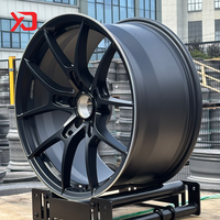 Velg Tempa Cekung Dalam 18-20 Inch 5X120 5X112 G025 Matte Black Hollow Out untuk Z4 M4 M2 M3 E90 E92 E93 E60 CLA CLE CLS