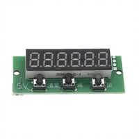 Module de compteur numérique à tube LED rouge à 6 chiffres 0-999999, addition et soustraction cumulative avec mémoire, alimentation 5V DC