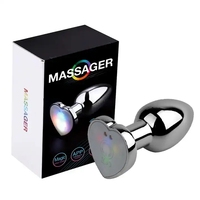 APP- & drahtlos steuerbarer, vibrierender, leuchtender Analplug mit 10 Geschwindigkeitsstufen, wasserdichter Buttplug, Sexspielzeug für Männer und Frauen, Erwachsenenprodukte